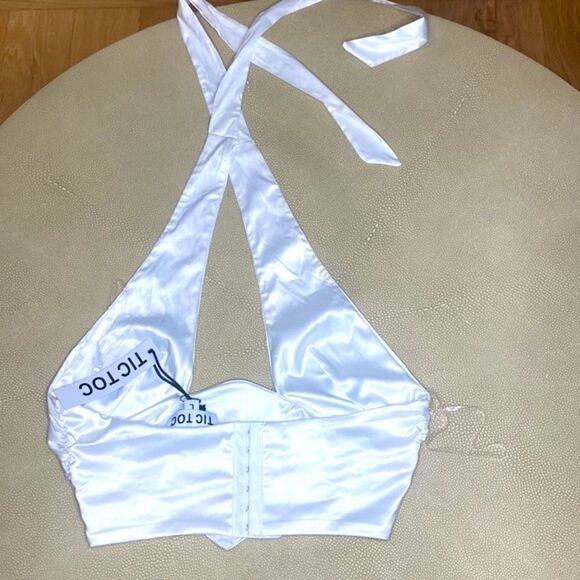 TIC TOC Keep Them Guessing Halter Top - Picture 6 of 7